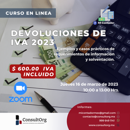 Taller de devoluciones de IVA 2023